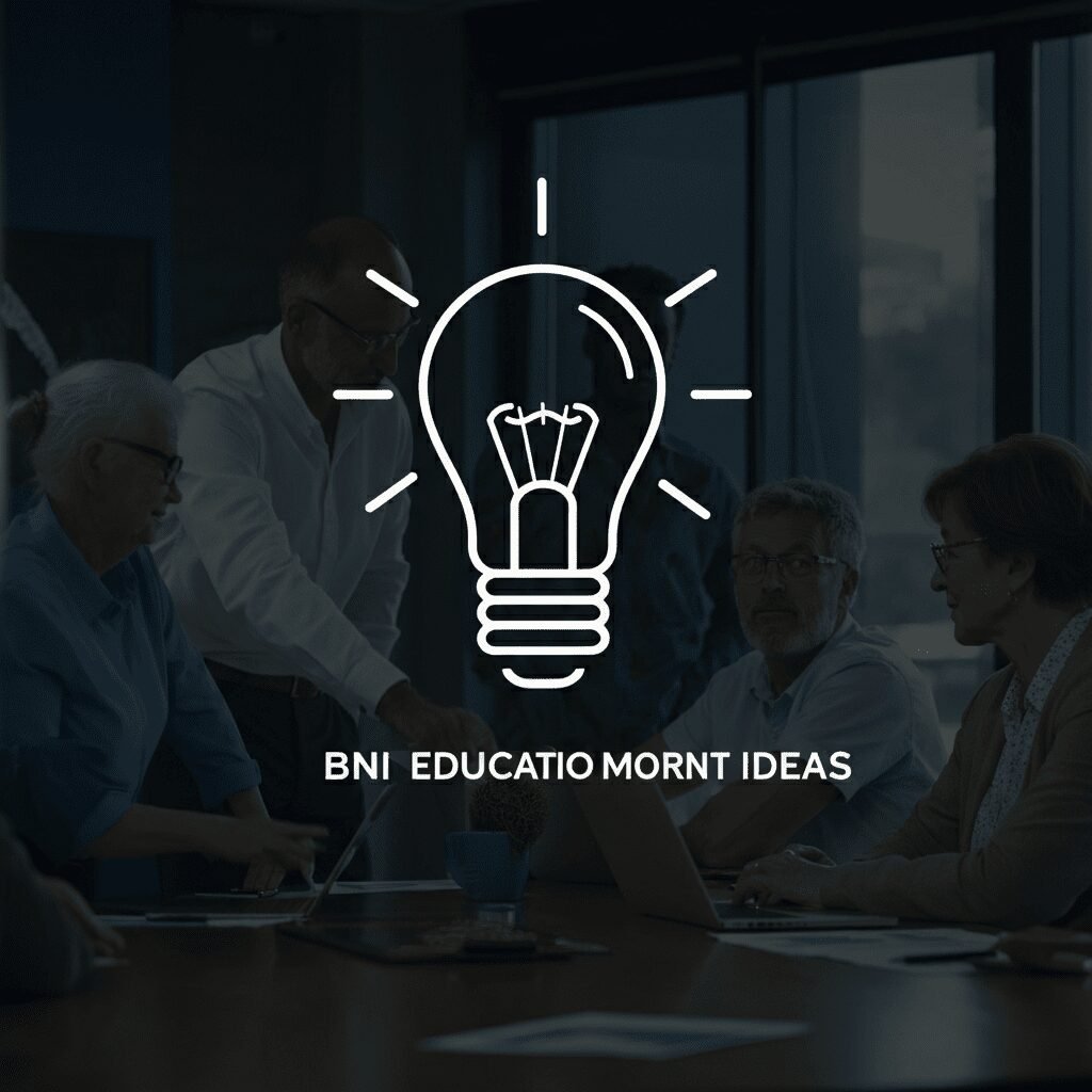 BNI Education Moment Ideas , BNI Education